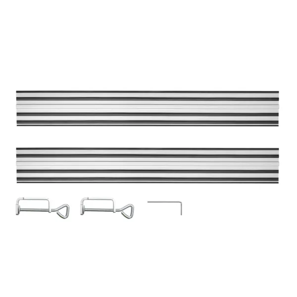 Szyny prowadzące 2 x 700 mm, łącznik, 2 zaciski (58G023-732)