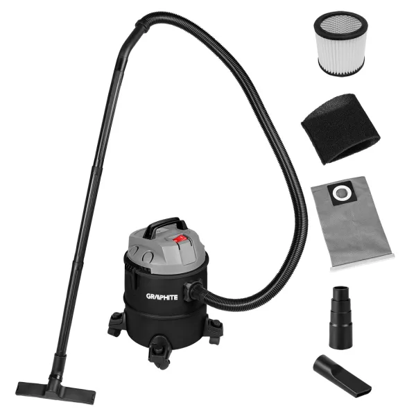 Odkurzacz przemysłowy 1200W, zbiornik 20l
