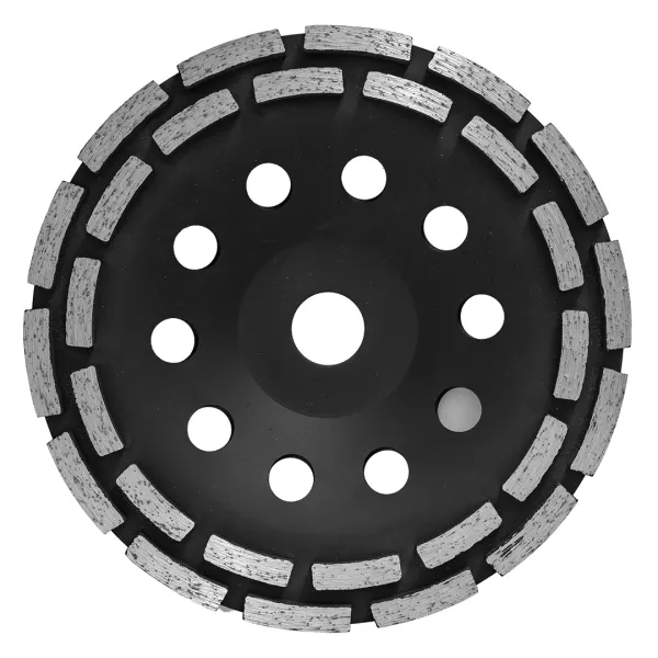 Tarcza diamentowa szlifierska 180 x 22.2 x 5 mm, podwójny segment (57-888)