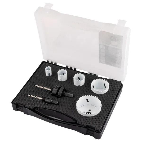 Otwornice bi-metalowe 19-68 mm, zestaw 7 szt.
