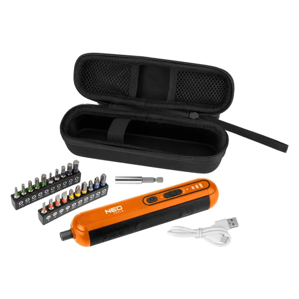 Wkrętak akumulatorowy 4V, Li-Ion, USB-C
