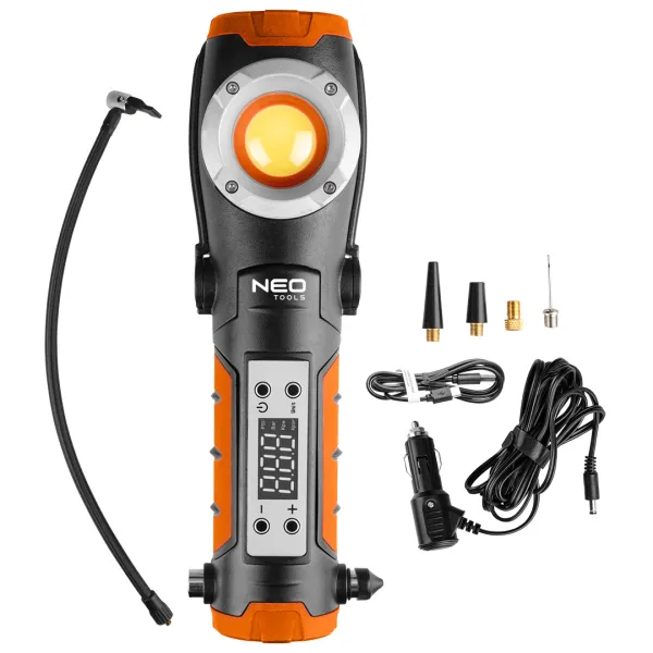 Lampa akumulatorowa 800 lm z kompresorem